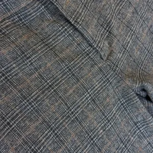 Zara Woman Gray Brown Plaid Glen Check Slim Fit Dress‎ Pants Size 2 thumbnail 12
