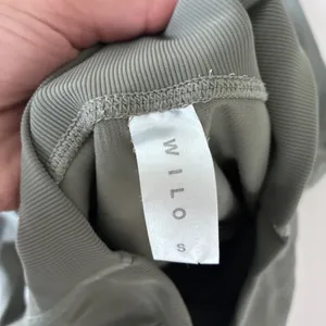 Wilo‎ Ribbed High Waisted Leggings Sage Green Womens Size S Activewear Tights thumbnail 6