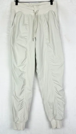Lululemon Dance Studio Lined Mid Rise Jogger Size 6 Full Length Bone Swift thumbnail 1