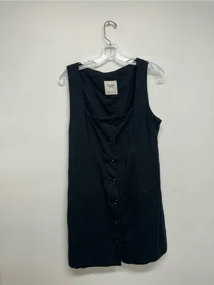 The Abercrombie & Fitch Mara Squareneck Linen-Blend Vest Mini Dress thumbnail 6