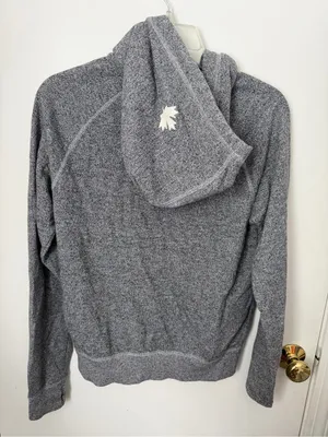 Roots Men's Heather Gray Zip Hoodie Jacket thumbnail 2
