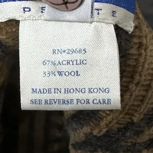Pendleton Sweater Womens Small‎ Gray Cardigan Full Zip Wool Acrylic Jacket VTG thumbnail 7