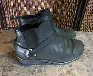 Teva Black Leather Booties Size 6.5 thumbnail 1
