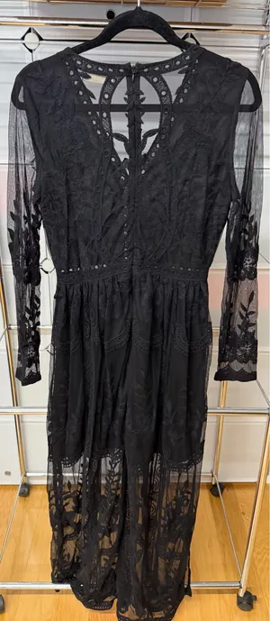 Altar'd State Black Maxi Dress thumbnail 8