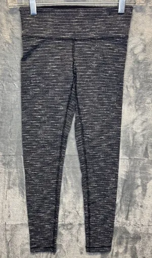 2245 | TNA Aritzia Space Dye High Rise Leggings Gray Black Women XXS thumbnail 1