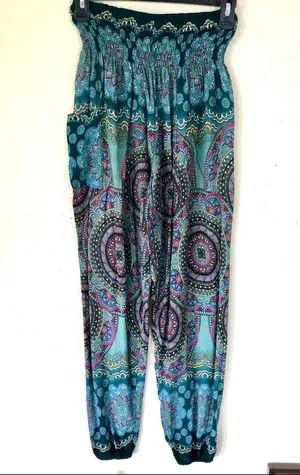 Boho Hareem Hippie Pants M thumbnail 1