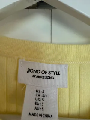 Song of Style Amiee Song butter yellow button front tank sml thumbnail 3