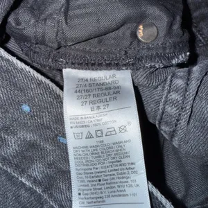 Gap Barrel Jean High Rise Women 27/4 Regular Black Excellent Tapered Leg Denim thumbnail 5