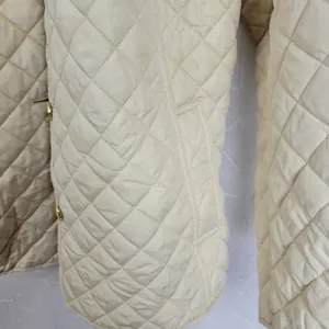 Wonder Womens Jacket Sz 24 White Puff Teddy Quilted Collared Winter Long Sleeve thumbnail 4
