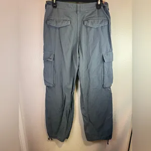 Aritzia TNA Supply Cargo Gray Cotton Pants Size‎ 8 thumbnail 8