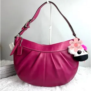 NWT y2k COACH Soho Pleated Leather Large Hobo Shoulder Bag F1373100 thumbnail 1