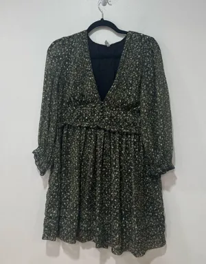Urban outfitters cheetah print mini dress Medium thumbnail 2
