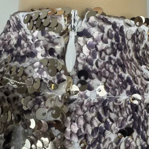 Fab'rik Bodycon Sequins Snakeskin Mini‎ Dress Sz S Cocktail Party Club Sexy Date thumbnail 9
