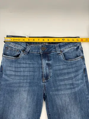 Kut from the Kloth Dark Blue Cropped Ankle flare Jeans thumbnail 7