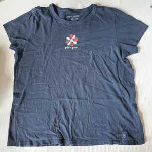 Life is Good Crusher Tee‎ Flower Graphic Short Sleeve Top XL thumbnail 1