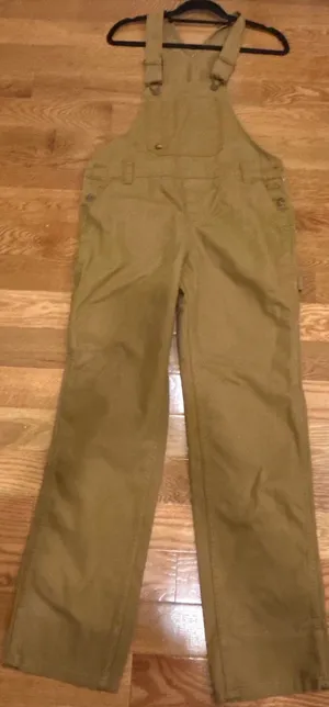 Dickies NWT Relaxed Fit Bib heritage Overalls - Rinsed Brown Duck size M thumbnail 9