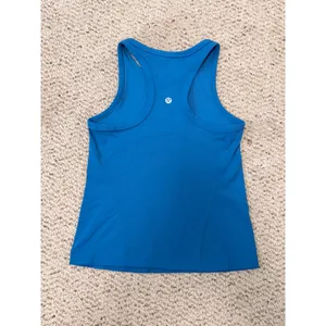 Lululemon Align Waist Length Racerback Tank Nulu Poolside Blue Size 2 thumbnail 3
