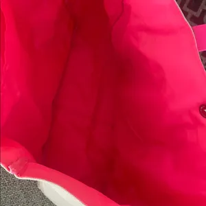 Juicy Couture Cream and Pink Canvas Tote thumbnail 6