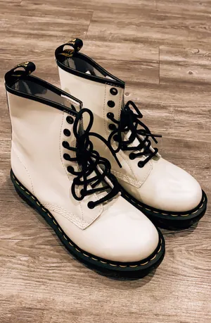 White Dr Martens thumbnail 1