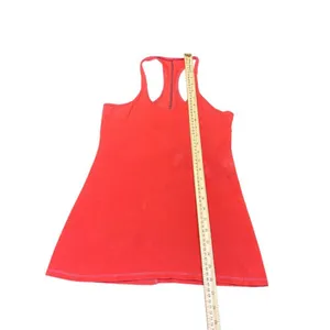 Lululemon Racerback Tank Top Coral Red Size S-fair condition thumbnail 5