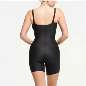 skims body unlined plunge mid thigh bodysuit onyx large New wit tags thumbnail 3