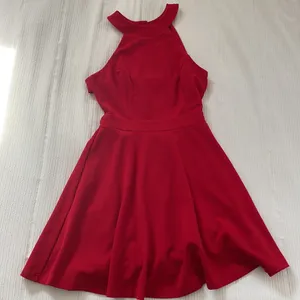 Red Lulus Halter Top Dress thumbnail 2