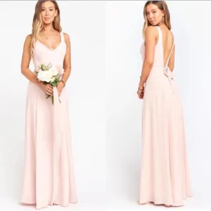 Show Me Your MuMu Jenn Maxi Dress Dusty Blush Pink Small thumbnail 13
