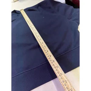Zenana Navy Blue Oversized Crop Crewneck Sweater XL D46 thumbnail 4