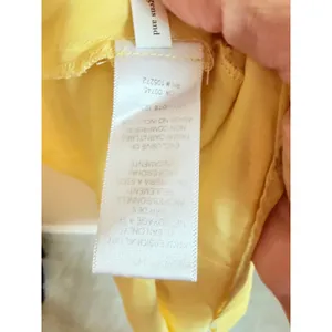 AMUR Maxi Dress Womens 6 Yellow‎ Pleated Cut-Out Ruffle Silk Chiffon Gown thumbnail 10