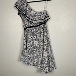 Likely Contour Daisy Delbarton One Shoulder‎ Dress Floral 6 NWT thumbnail 9