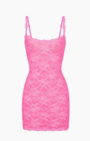 SKIMS Lace Mini Dress thumbnail 1