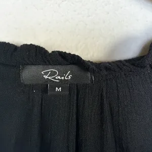 Rails Black Long Sleeve layered Mini Dress bohemian cottagecore victorian medium thumbnail 4