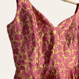 Jill Jill Stuart Pink Floral Jacquard Sweetheart Cocktail Midi Dress Size 0 thumbnail 11