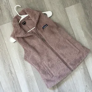 Patagonia Fleece Vest los gatos full zip collared womens Pink (small) gorpcore thumbnail 1