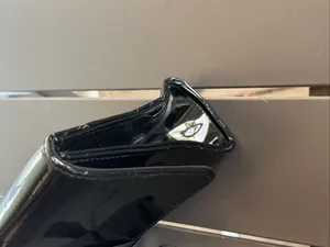 Dior Beaute Black Patent Leather Cosmetic Pouch Parfum Clutch thumbnail 15