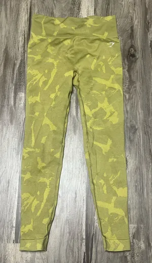 Gymshark Adapt Camo Seamless Leggings Savanna Green Medium M thumbnail 1