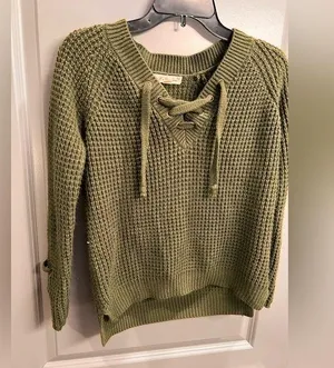It’s Our Time green sweater thumbnail 1