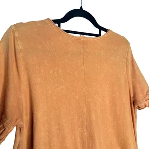 Altar’d State Wren Ruffle Swing Short Sleeve Top Size Large Boho Soft Girl Tee thumbnail 8