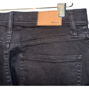 Madewell Flea‎ Market Flare Black Jeans Women's 28 Mid Rise Denim Stretch Sailor thumbnail 6