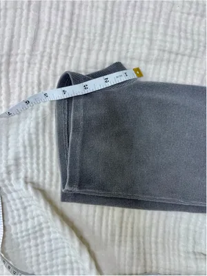 Women's Bijou Ribbed Bike Shorts Grey Size M thumbnail 7
