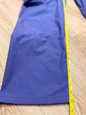 Columbia Rain Pants Purple Waterproof Shell Snap Hem Hiking Womens L thumbnail 5