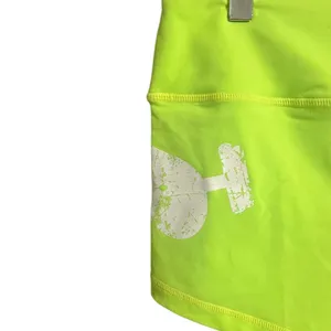 WodBottom‎ Neon Green CrossFit Booty Shorts Weightlifting Gym Size Large thumbnail 6