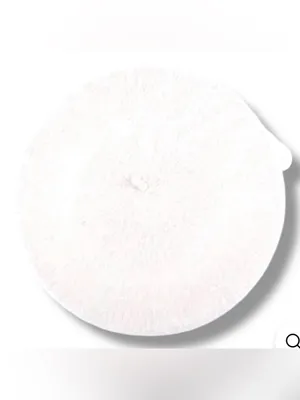 NEW The Looker Classic French Beret - White thumbnail 2