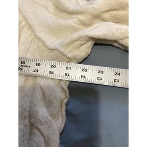 Aerie Cable Knit Sweater Cream White Crew Neck Pullover XXS 0970 thumbnail 6