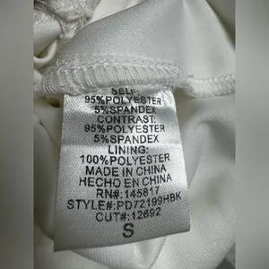(The Buckle) Privy Bustier Mesh Inset White Mini Glam Dress Size Small thumbnail 13