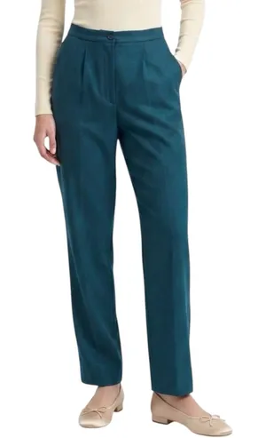 Pendleton Vintage 70s Teal Virgin Wool Lined Pants Size 12 thumbnail 1