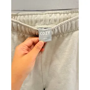 TNA The Cozy Fleece Grey‎ Jogger Pants XXS Lounge Casual Cozy thumbnail 4