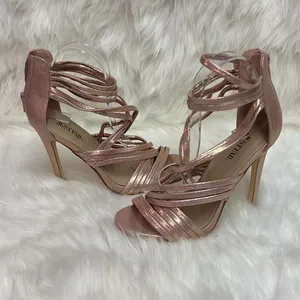 JUSTFAB Party Pleaser Strappy Heeled Sandal size 7.5 BIN 16‎ thumbnail 6