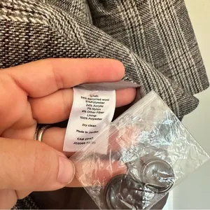 Talbots Wool Plaid Blazer Italy Luxury Collection Size 12 thumbnail 6