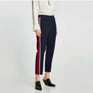 Zara Red White And Blue Trousers Size XS thumbnail 2